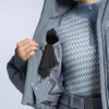 Giacca corta da sci leggera, idrorepellente, 80% piumino e 20% Minardi Piume