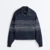 Giacca da marinaio Soft Touch a righe in modal