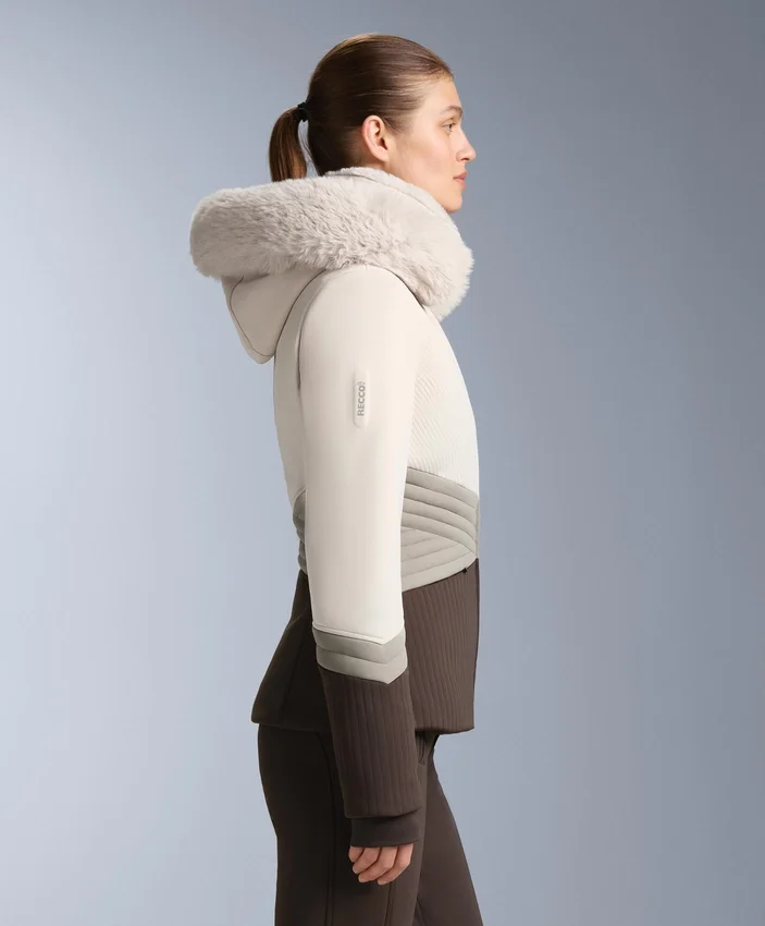 Giacca da sci Primaloft® color block super aderente e resistente all’acqua Giacca da sci Primaloft® color block super aderente e resistente all’acqua