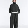 Giacca da training in nylon a quadri idrorepellente Giacca da training in nylon a quadri idrorepellente