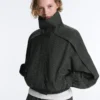 Giacca da training in nylon a quadri idrorepellente Giacca da training in nylon a quadri idrorepellente
