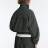 Giacca da training in nylon a quadri idrorepellente Giacca da training in nylon a quadri idrorepellente