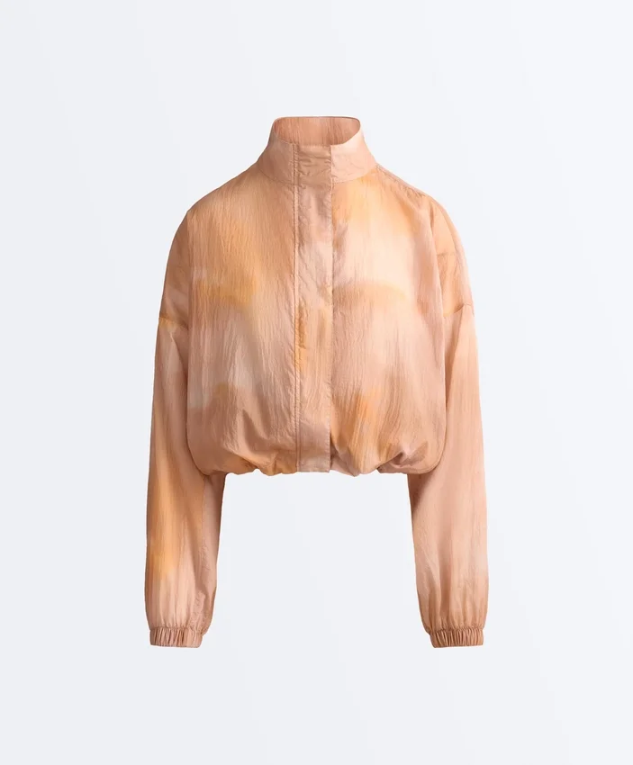 Giacca da tuta con stampa tie-dye Giacca da tuta con stampa tie-dye