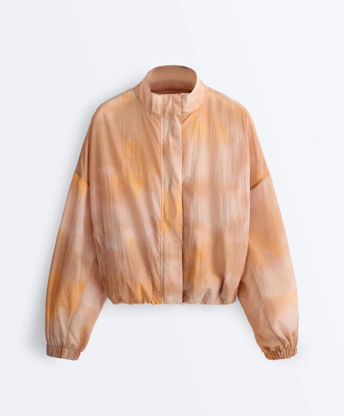 Giacca da tuta con stampa tie-dye Giacca da tuta con stampa tie-dye