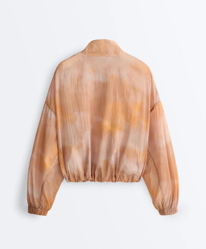 Giacca da tuta con stampa tie-dye Giacca da tuta con stampa tie-dye