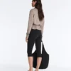 Giacca dritta con cintura e modal Soft Touch Giacca dritta con cintura e modal Soft Touch