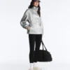 Giacca idrorepellente con effetto metallizzato Giacca idrorepellente con effetto metallizzato