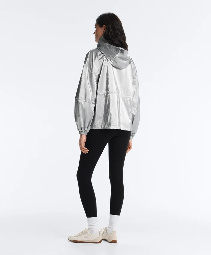 Giacca idrorepellente con effetto metallizzato Giacca idrorepellente con effetto metallizzato