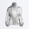 Giacca idrorepellente con effetto metallizzato Giacca idrorepellente con effetto metallizzato