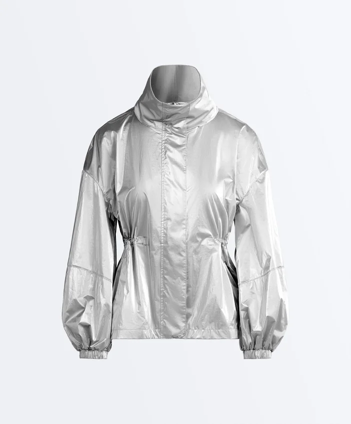 Giacca idrorepellente con effetto metallizzato Giacca idrorepellente con effetto metallizzato