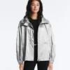 Giacca idrorepellente con effetto metallizzato Giacca idrorepellente con effetto metallizzato