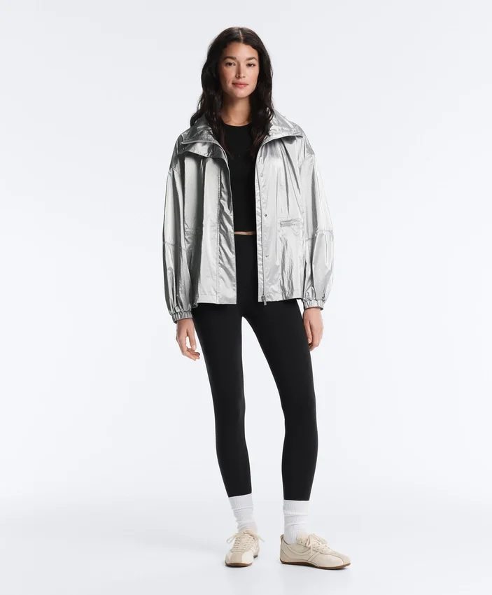 Giacca idrorepellente con effetto metallizzato Giacca idrorepellente con effetto metallizzato