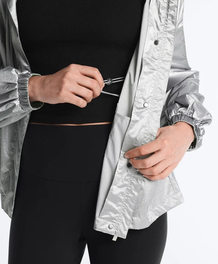 Giacca idrorepellente con effetto metallizzato Giacca idrorepellente con effetto metallizzato