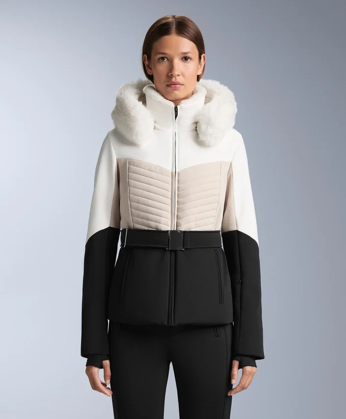 Giacca imbottita da sci Primaloft® a blocchi di colore, vestibilità super slim e resistente all’acqua Giacca imbottita da sci Primaloft® a blocchi di colore, vestibilità super slim e resistente all’acqua