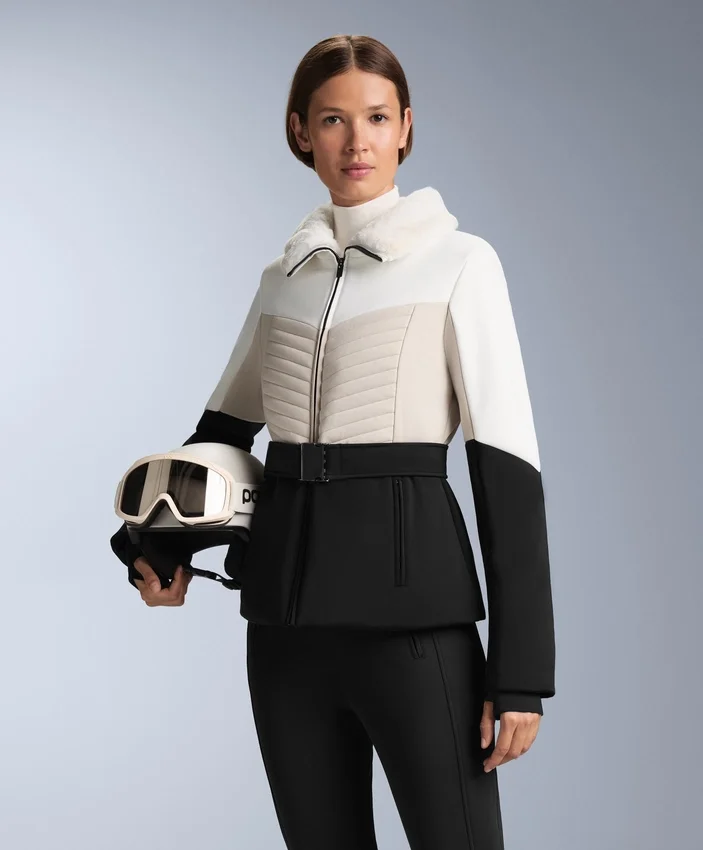 Giacca imbottita da sci Primaloft® a blocchi di colore, vestibilità super slim e resistente all’acqua Giacca imbottita da sci Primaloft® a blocchi di colore, vestibilità super slim e resistente all’acqua