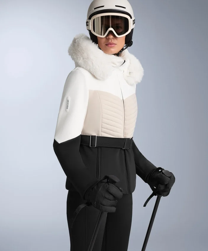 Giacca imbottita da sci Primaloft® a blocchi di colore, vestibilità super slim e resistente all’acqua Giacca imbottita da sci Primaloft® a blocchi di colore, vestibilità super slim e resistente all’acqua