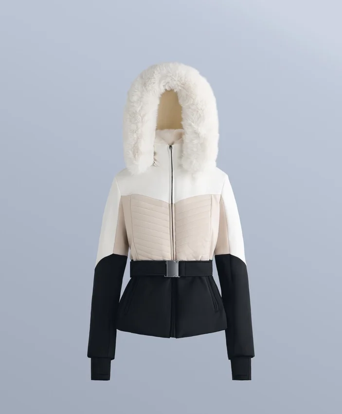 Giacca imbottita da sci Primaloft® a blocchi di colore, vestibilità super slim e resistente all’acqua Giacca imbottita da sci Primaloft® a blocchi di colore, vestibilità super slim e resistente all’acqua