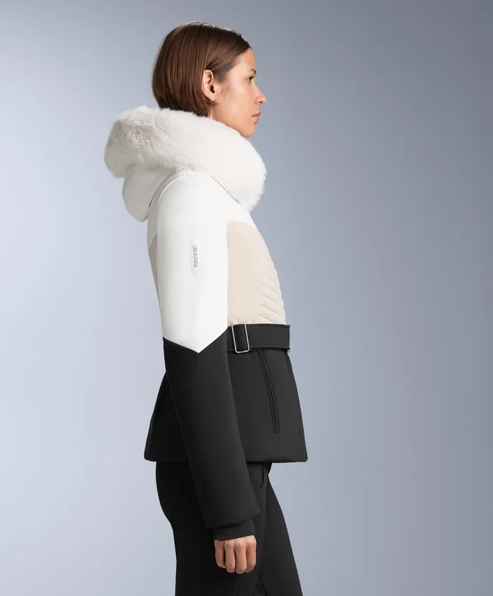 Giacca imbottita da sci Primaloft® a blocchi di colore, vestibilità super slim e resistente all’acqua Giacca imbottita da sci Primaloft® a blocchi di colore, vestibilità super slim e resistente all’acqua