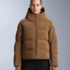 Giacca imbottita in raso 80% piumino e 20% piume Minardi Piume Ski idrorepellente Giacca imbottita in raso 80% piumino e 20% piume Minardi Piume Ski idrorepellente