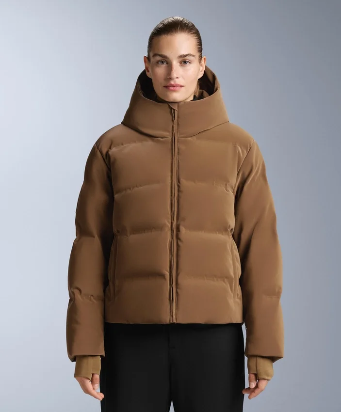 Giacca imbottita in raso 80% piumino e 20% piume Minardi Piume Ski idrorepellente Giacca imbottita in raso 80% piumino e 20% piume Minardi Piume Ski idrorepellente