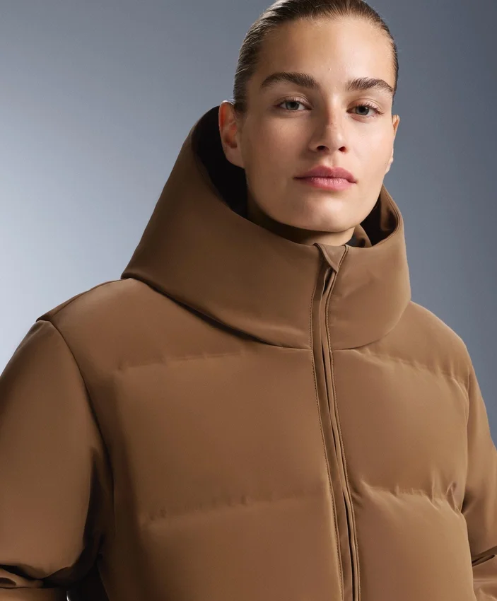 Giacca imbottita in raso 80% piumino e 20% piume Minardi Piume Ski idrorepellente Giacca imbottita in raso 80% piumino e 20% piume Minardi Piume Ski idrorepellente