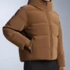 Giacca imbottita in raso 80% piumino e 20% piume Minardi Piume Ski idrorepellente Giacca imbottita in raso 80% piumino e 20% piume Minardi Piume Ski idrorepellente