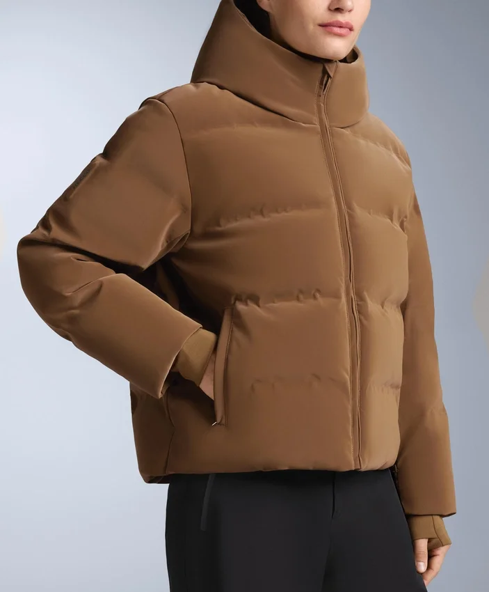 Giacca imbottita in raso 80% piumino e 20% piume Minardi Piume Ski idrorepellente Giacca imbottita in raso 80% piumino e 20% piume Minardi Piume Ski idrorepellente