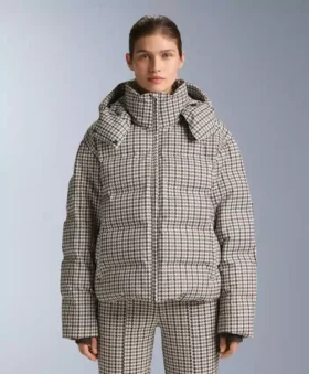 Giacca imbottita stampata 80% piumino e 20% piume Minardi Piume Ski 10K