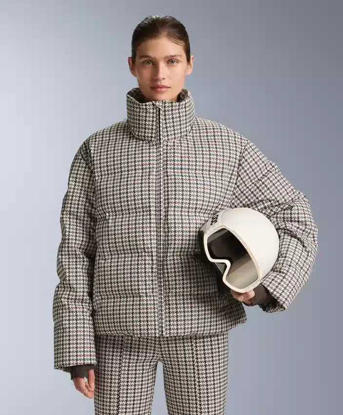 Giacca imbottita stampata 80% piumino e 20% piume Minardi Piume Ski 10K Giacca imbottita stampata 80% piumino e 20% piume Minardi Piume Ski 10K