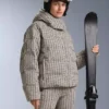Giacca imbottita stampata 80% piumino e 20% piume Minardi Piume Ski 10K Giacca imbottita stampata 80% piumino e 20% piume Minardi Piume Ski 10K
