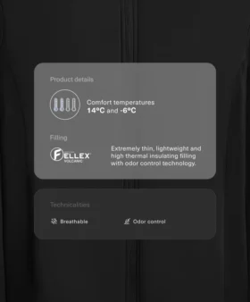 Giacca imbottita tecnica Fellex® Volcanic