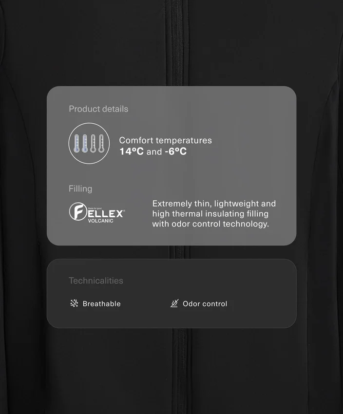 Giacca imbottita tecnica Fellex® Volcanic Giacca imbottita tecnica Fellex® Volcanic