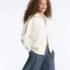 Giacca in maglia a collo alto Giacca in maglia a collo alto