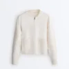 Giacca in maglia a rombi Giacca in maglia a rombi