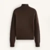 Giacca in maglia con collo a costine Giacca in maglia con collo a costine
