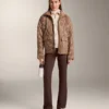 Giacca in maglia con zip a contrasto Giacca in maglia con zip a contrasto