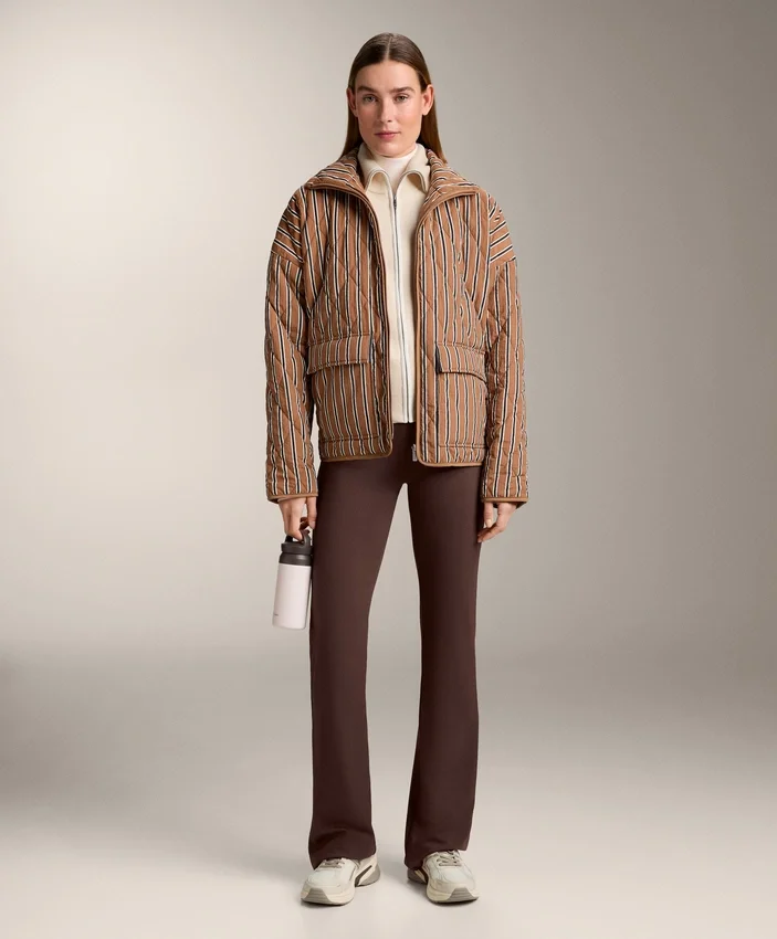 Giacca in maglia con zip a contrasto Giacca in maglia con zip a contrasto