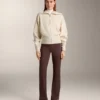Giacca in maglia con zip a contrasto Giacca in maglia con zip a contrasto