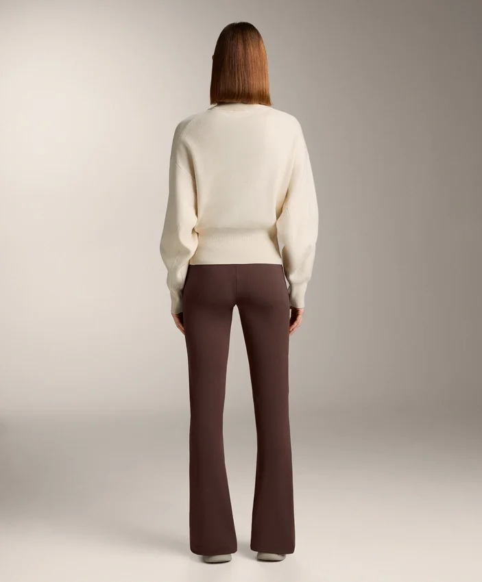 Giacca in maglia con zip a contrasto Giacca in maglia con zip a contrasto