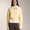 Giacca in maglia jacquard a righe Giacca in maglia jacquard a righe