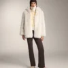 Giacca in maglia jacquard a righe Giacca in maglia jacquard a righe