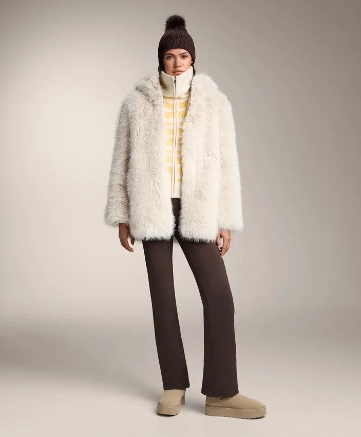 Giacca in maglia jacquard a righe Giacca in maglia jacquard a righe