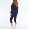 Giacca in modal Soft Touch con vita regolabile e collo alto Giacca in modal Soft Touch con vita regolabile e collo alto