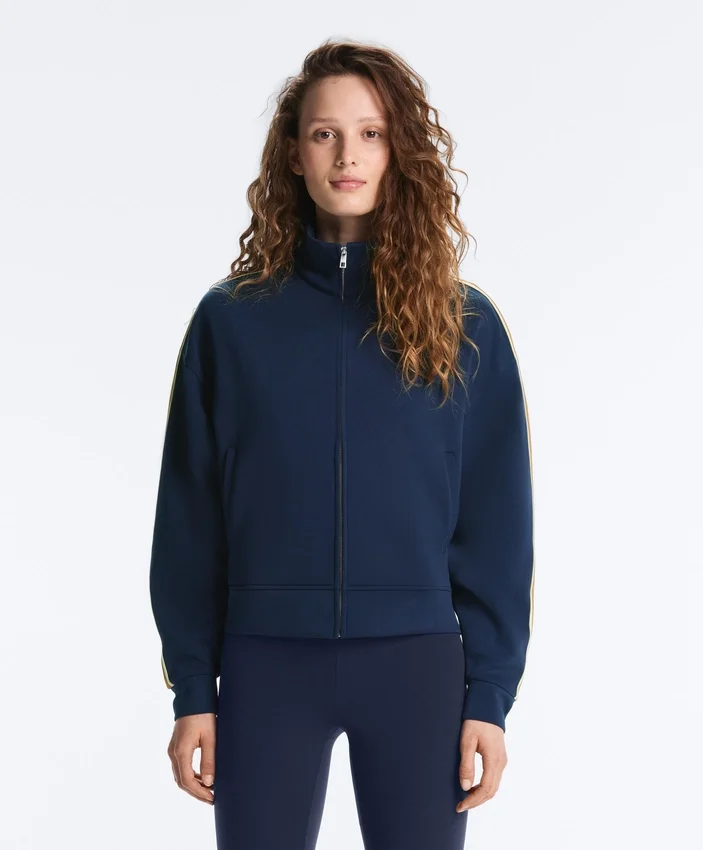 Giacca in twill con striscia laterale Giacca in twill con striscia laterale