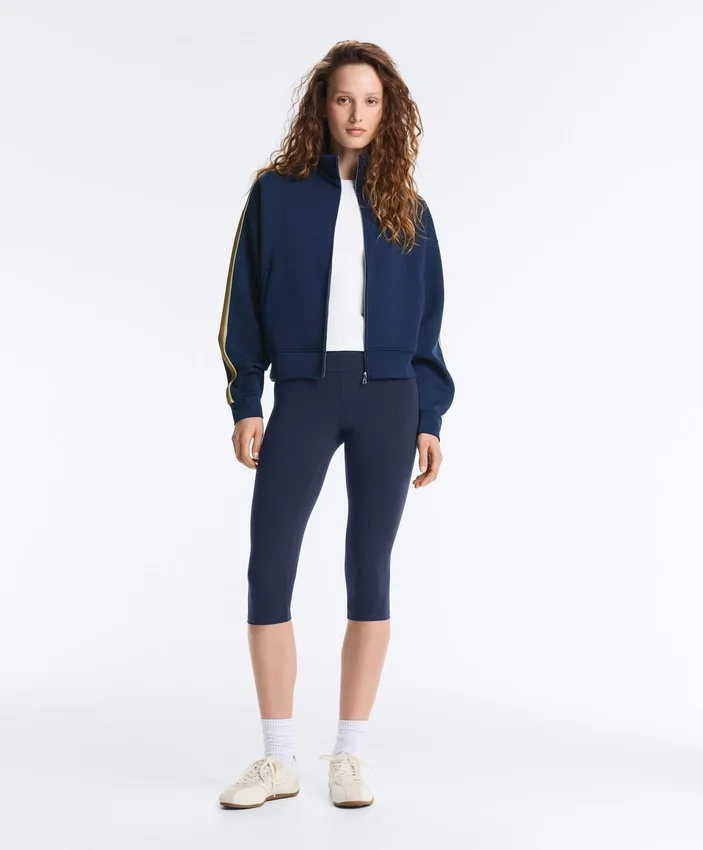 Giacca in twill con striscia laterale Giacca in twill con striscia laterale