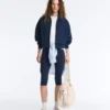 Giacca in twill con striscia laterale Giacca in twill con striscia laterale