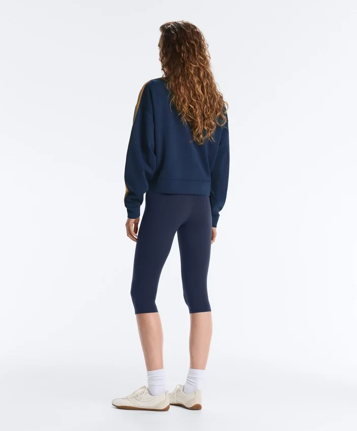 Giacca in twill con striscia laterale Giacca in twill con striscia laterale
