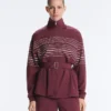 Giacca lunga a righe marinare in modal Soft Touch Giacca lunga a righe marinare in modal Soft Touch