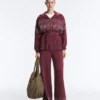 Giacca lunga a righe marinare in modal Soft Touch Giacca lunga a righe marinare in modal Soft Touch