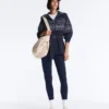 Giacca lunga a righe marinare in modal Soft Touch Giacca lunga a righe marinare in modal Soft Touch